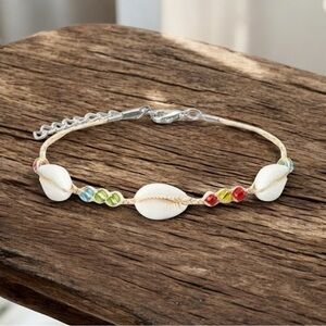 NWT Boho Seashell Adjustable Bracelet/Ankle Bracelet